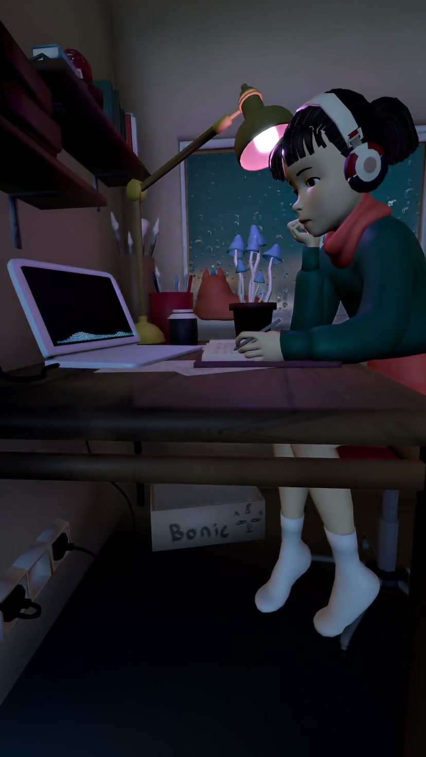 Lo-Fi template preview