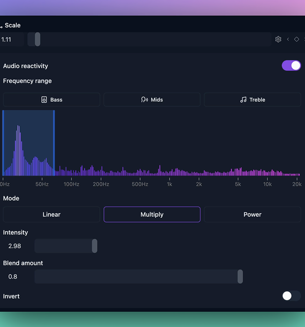 Audio Reactivity Audio Reactivity