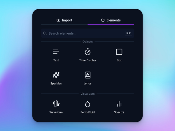 Elements tab Elements tab
