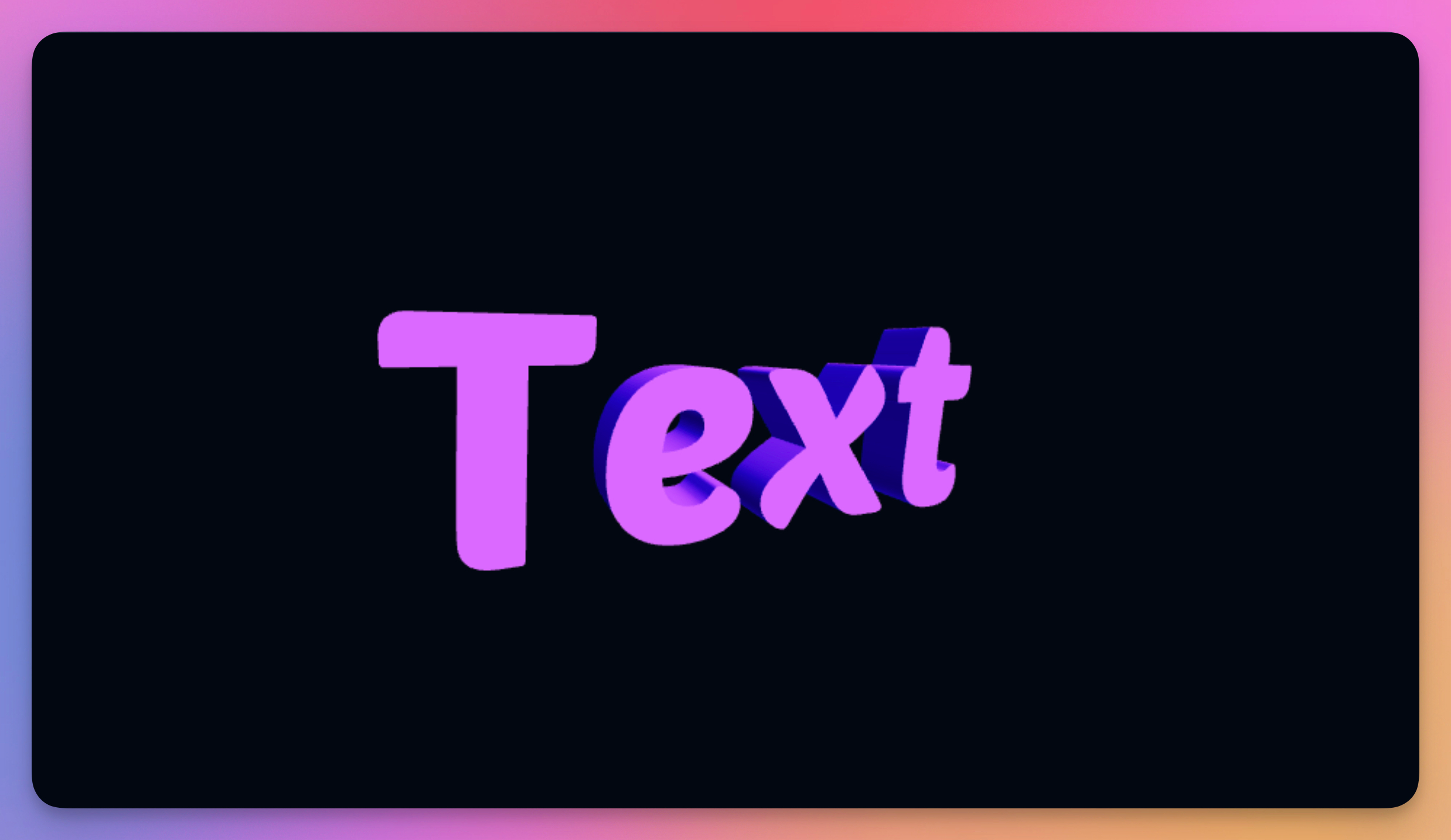 Text element with custom styling Text element with custom styling