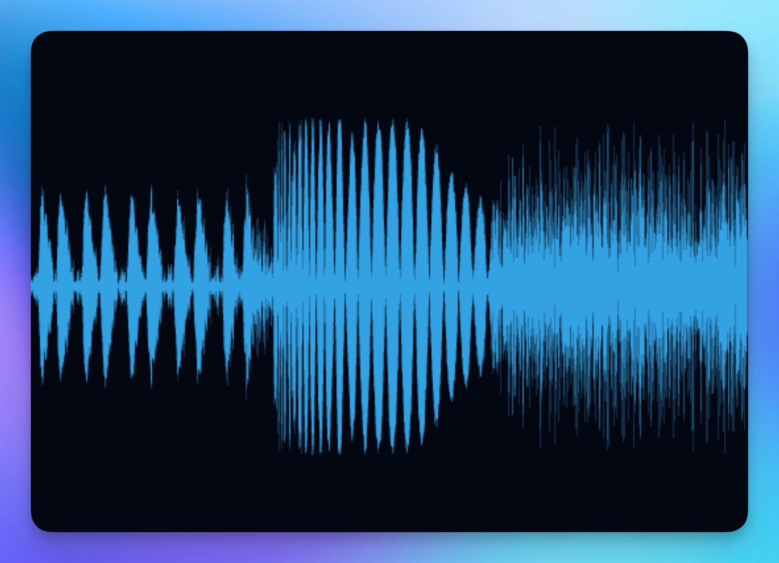 Waveform visualizer drawing audio Waveform visualizer drawing audio
