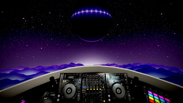 DJ Spaceship template DJ Spaceship template